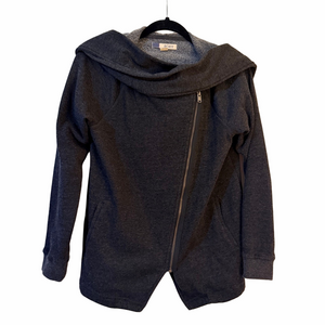 Roxy Fleece-Lined Open Front Hoodie – Size XS